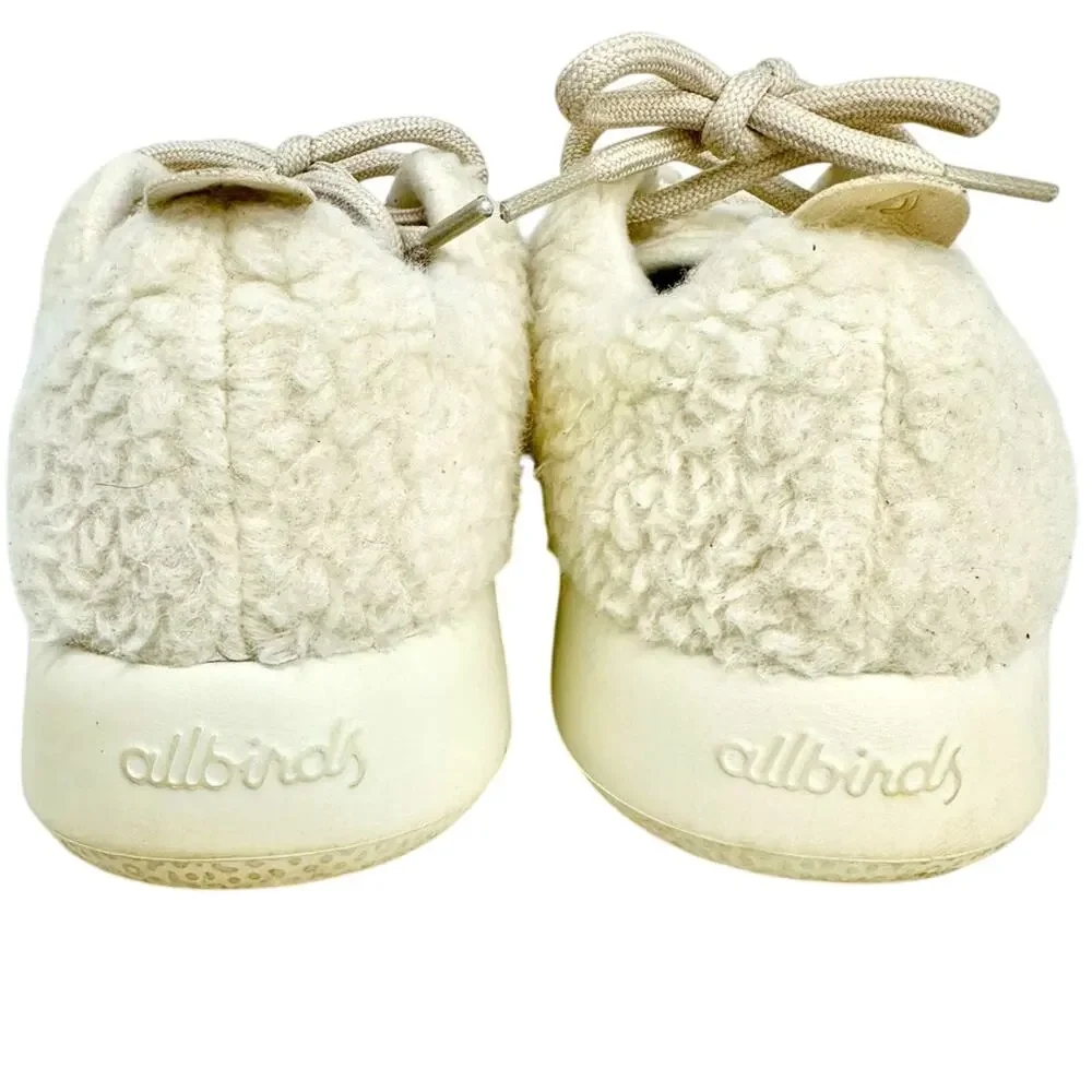 allbirds Woolen Fluffs Sneakers - Cream/White
